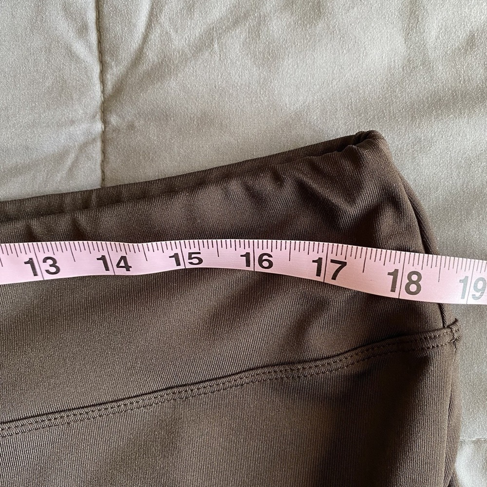 Columbia Large Brown Women's Cropped Ankle Pants Wide Straight Leg Activewear - Picture 9 of 9